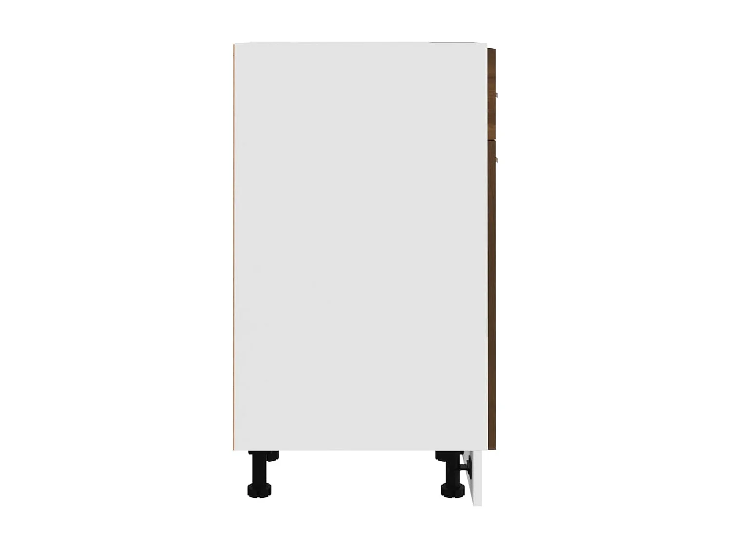 Onderkast met lade Lyon 30x46x81,5 cm bewerkt hout bruin eikenkleur