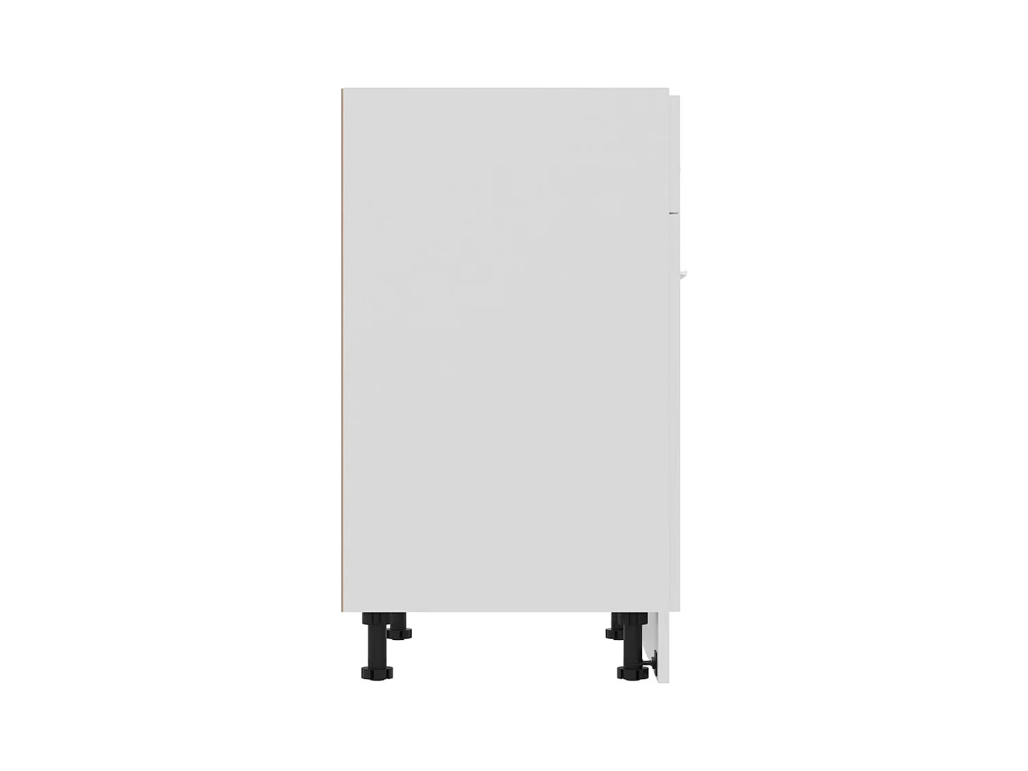 Mueble bajo con cajón "Lyon" blanco 60x46x81,5 cm madera de ingeniería