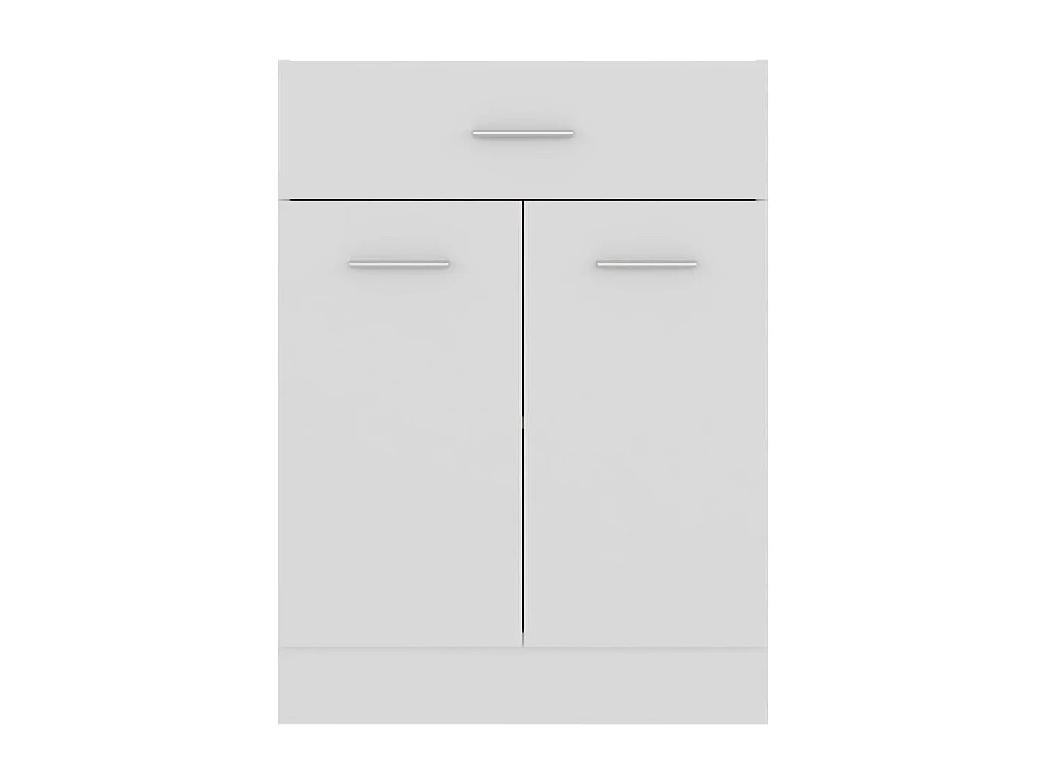 Armoire à tiroirs "Lyon" Blanc 60 x 46 x 81,5 cm Bois d'ingénierie