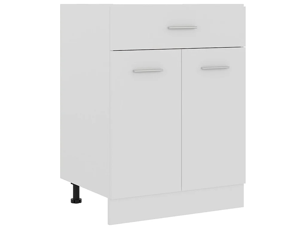 Armoire à tiroirs "Lyon" Blanc 60 x 46 x 81,5 cm Bois d'ingénierie