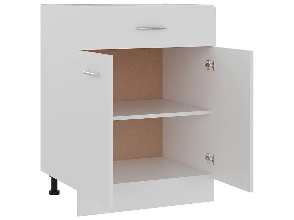 Armoire à tiroirs "Lyon" Blanc 60 x 46 x 81,5 cm Bois d'ingénierie