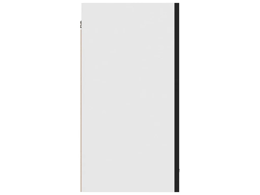 Armoire suspendue "Lyon" Noir 80 x 31 x 60 cm Bois d'ingénierie
