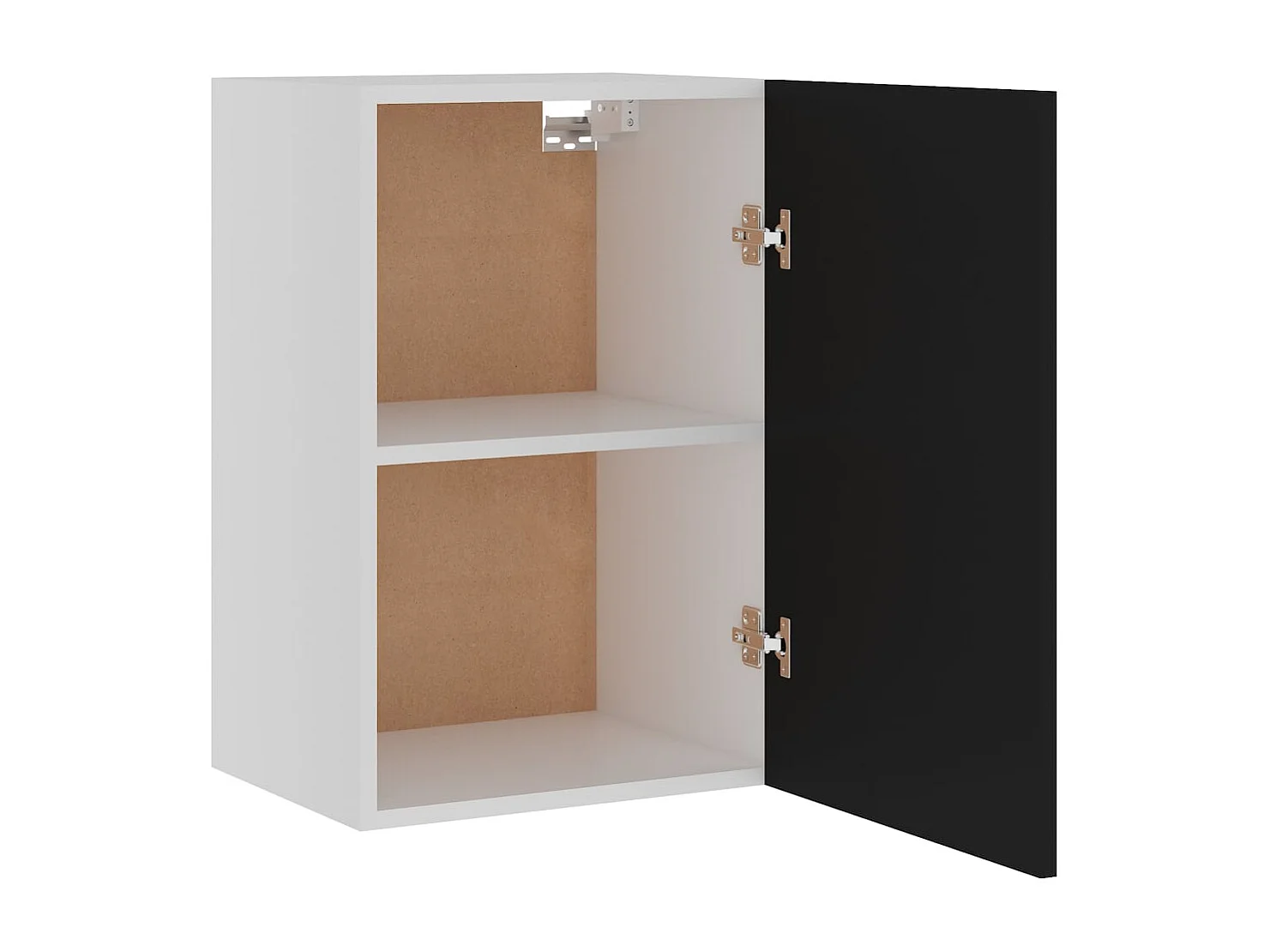 Armoire suspendue "Lyon" Noir 39,5 x 31 x 60 cm Bois d'ingénierie