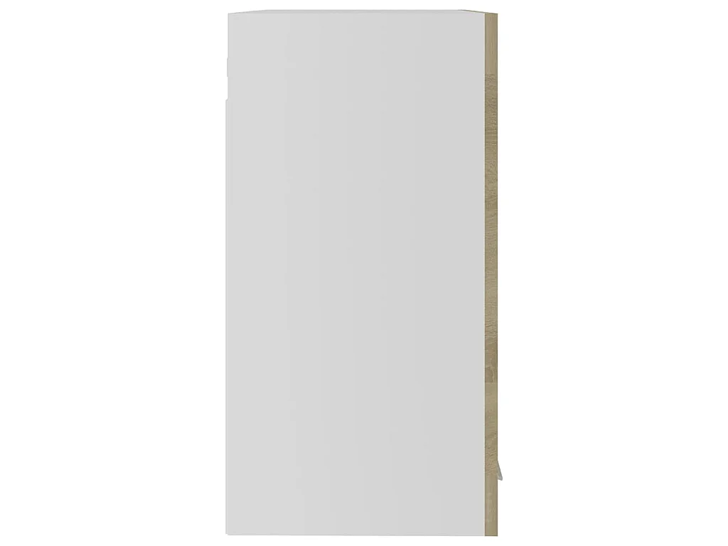 Vitrine suspendue Lyon Chêne Sonoma 60x31x60 cm