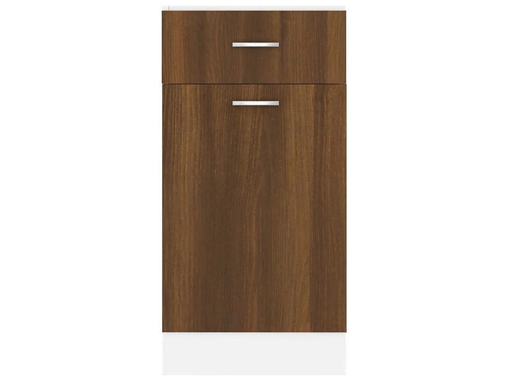 Unterschrank mit Schublade Lyon Braun Eichen-Optik 40x46x81,5 cm