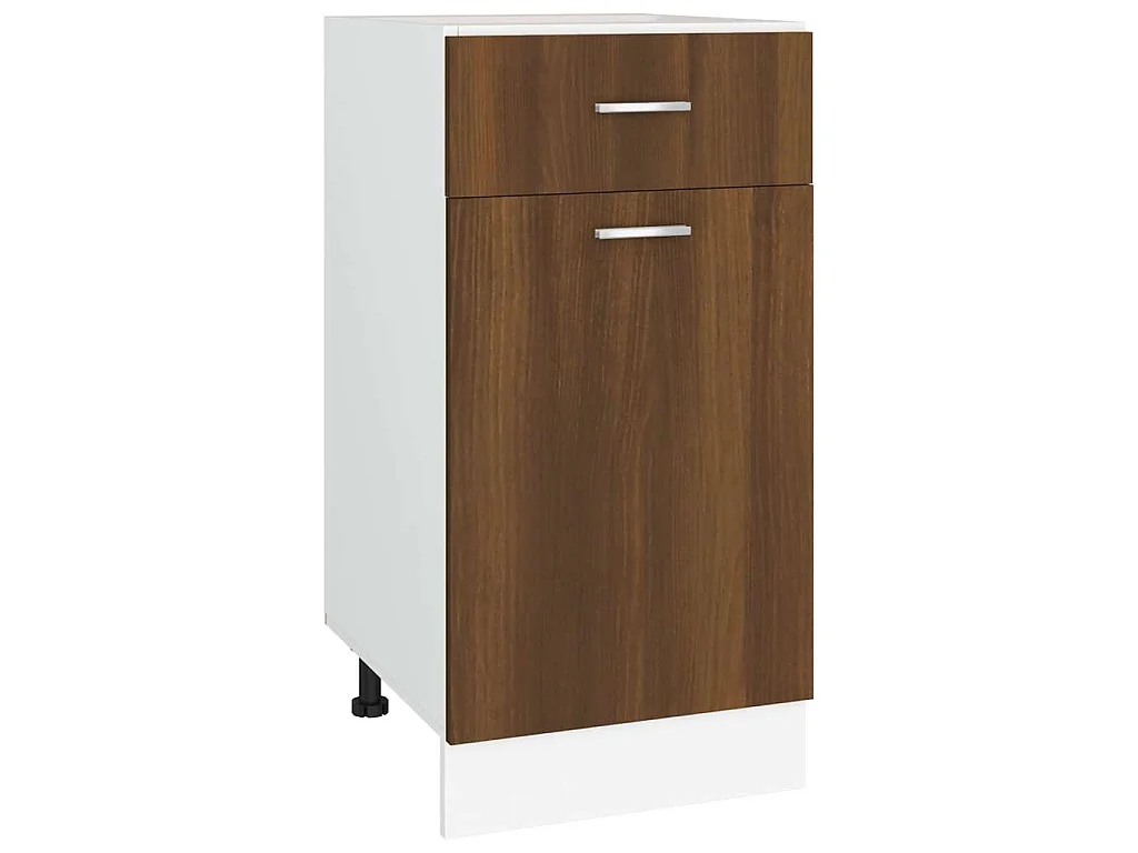Armoire à tiroirs "Lyon" Chêne brun 40 x 46 x 81,5 cm Bois d'ingénierie