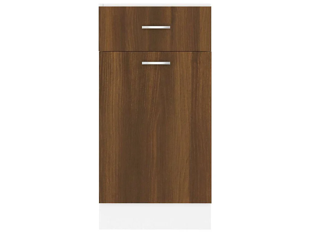 Armoire à tiroirs "Lyon" Chêne brun 40 x 46 x 81,5 cm Bois d'ingénierie