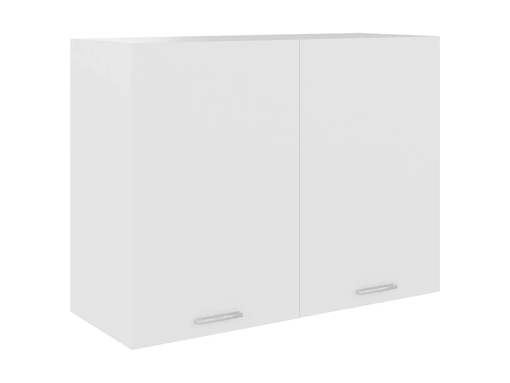 Armario colgante "Lyon" de, blanco, 80 x 31 x 60 cm, madera de ingeniería