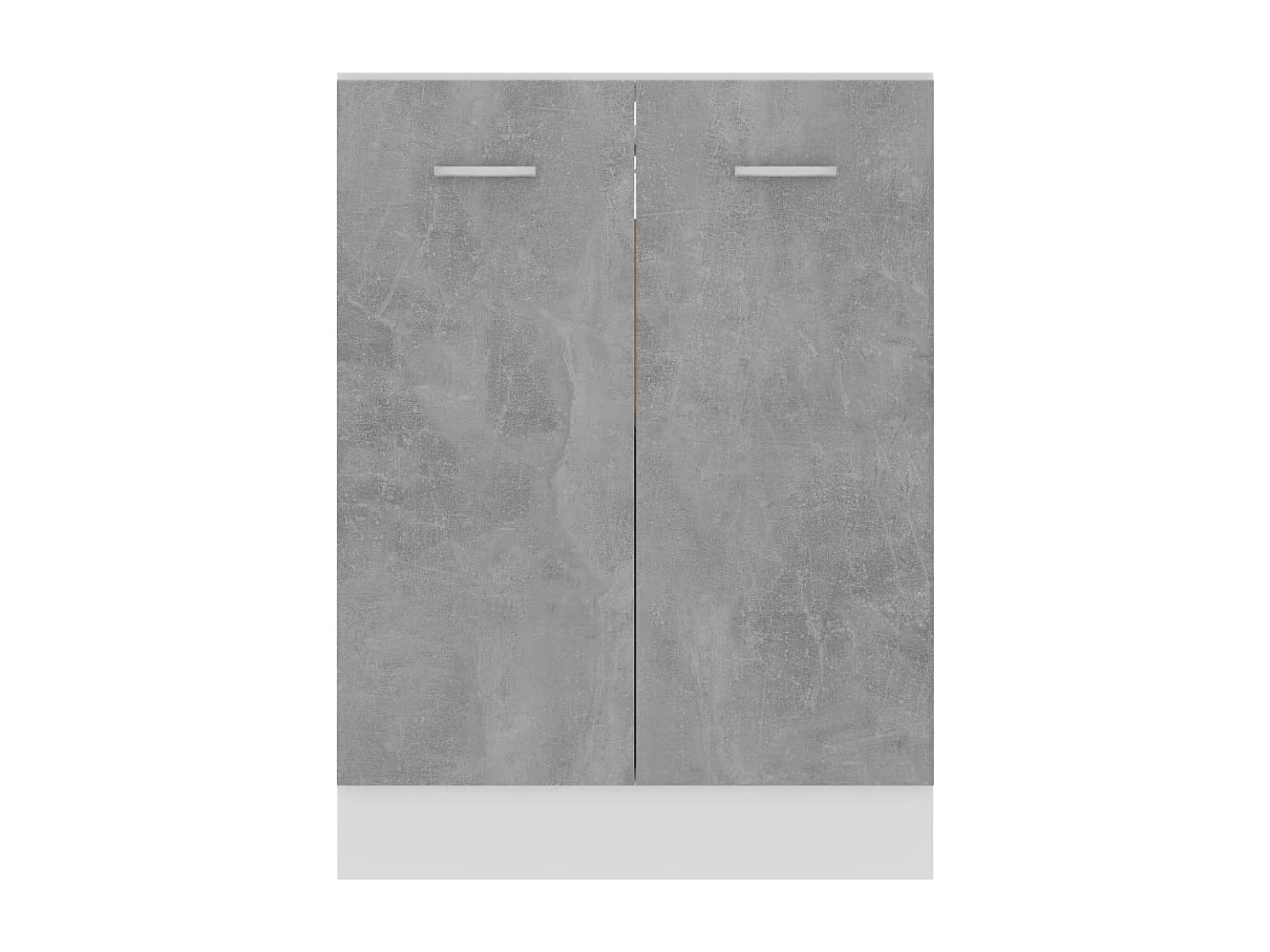 Meuble bas "Lyon" Gris béton 60 x 46 x 81,5 cm Bois d'ingénierie