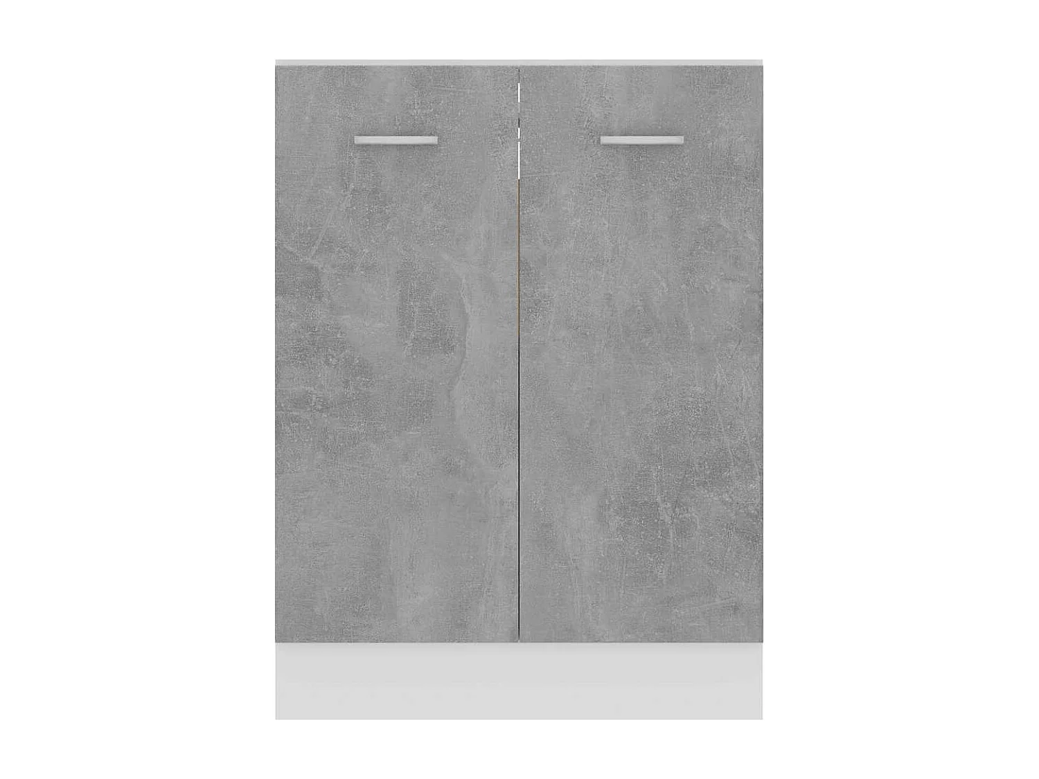 Meuble bas "Lyon" Gris béton 60 x 46 x 81,5 cm Bois d'ingénierie