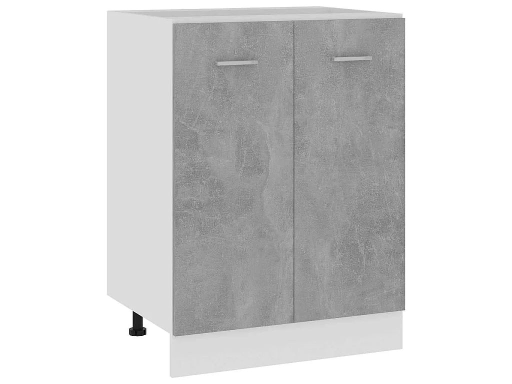 Armadio Inferiore “Lyon” Grigio Cemento 60x46x81,5cm