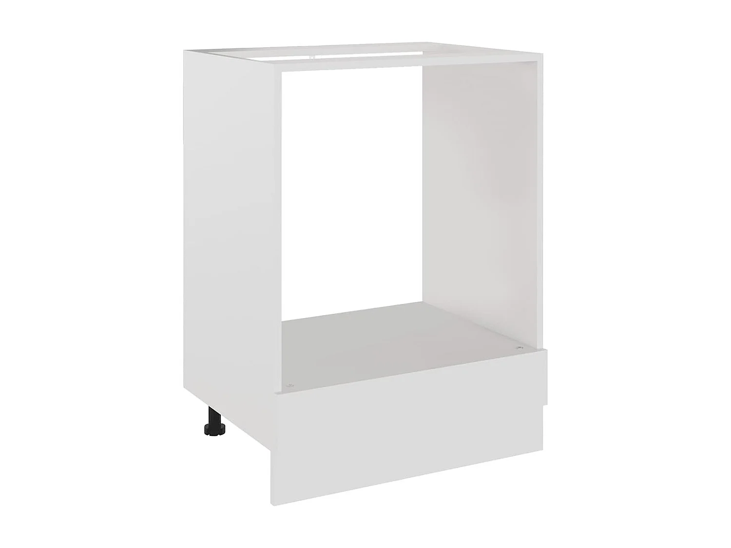 Meuble de four "Riga" blanc 60 x 46 x 81,5 cm en bois d'ingénierie