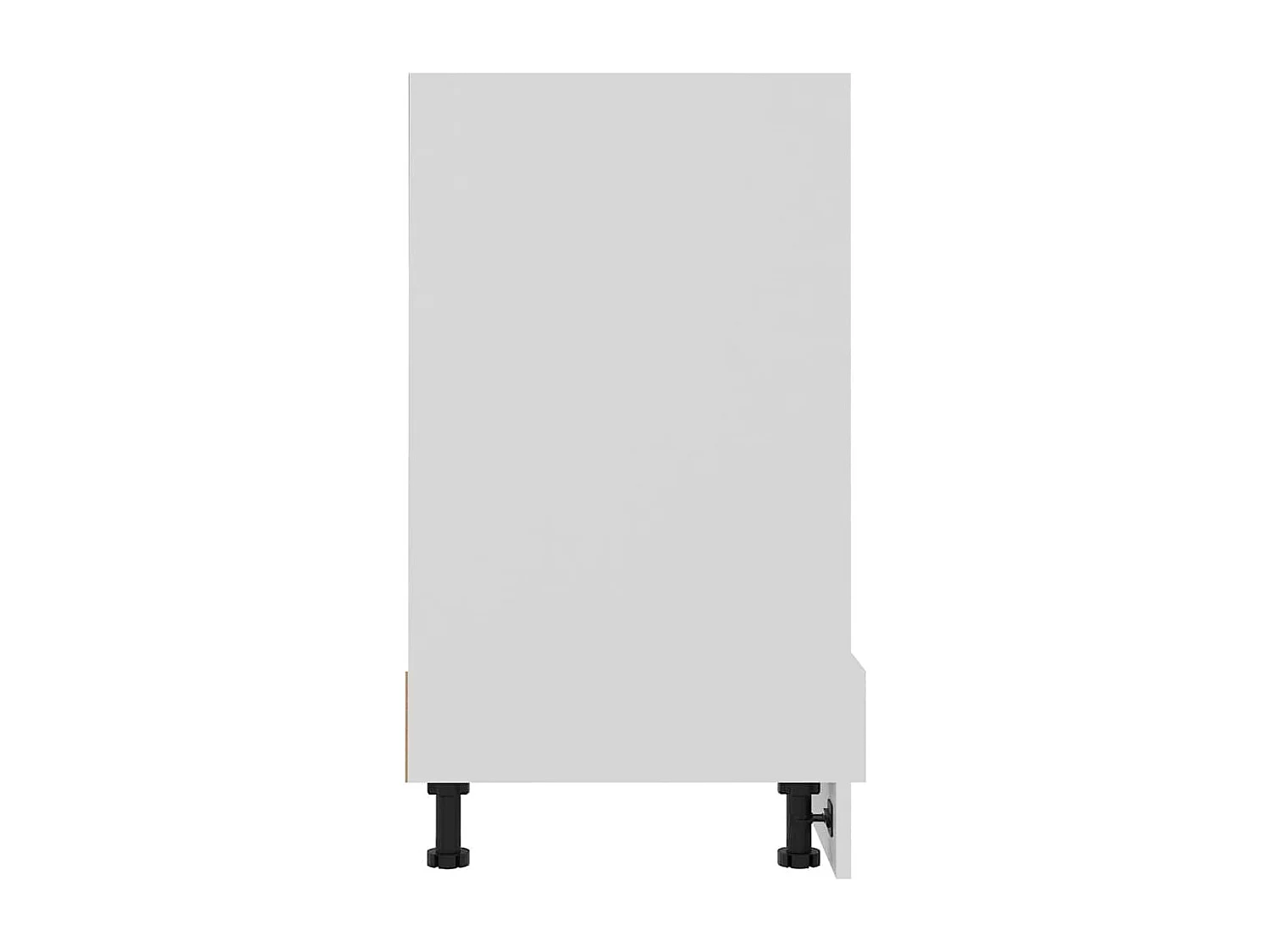 Meuble de four "Riga" blanc 60 x 46 x 81,5 cm en bois d'ingénierie