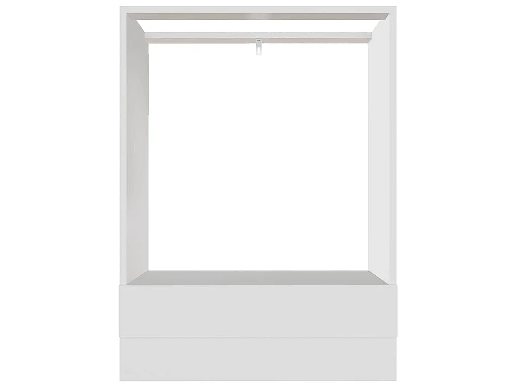 Mueble para horno "Riga" blanco 60x46x81,5 cm de madera de ingeniería
