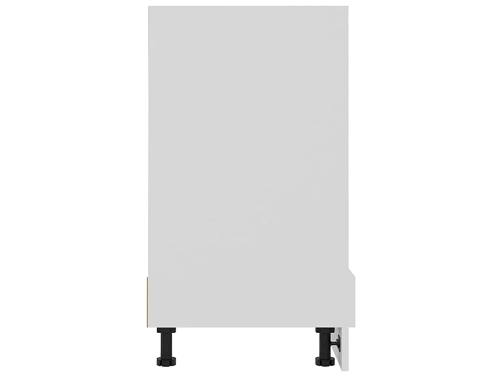 Mueble para horno "Riga" blanco 60x46x81,5 cm de madera de ingeniería
