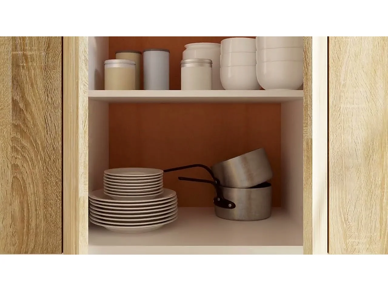 Meuble bas "Lyon" Chêne Sonoma 60 x 46 x 81,5 cm Bois d'ingénierie