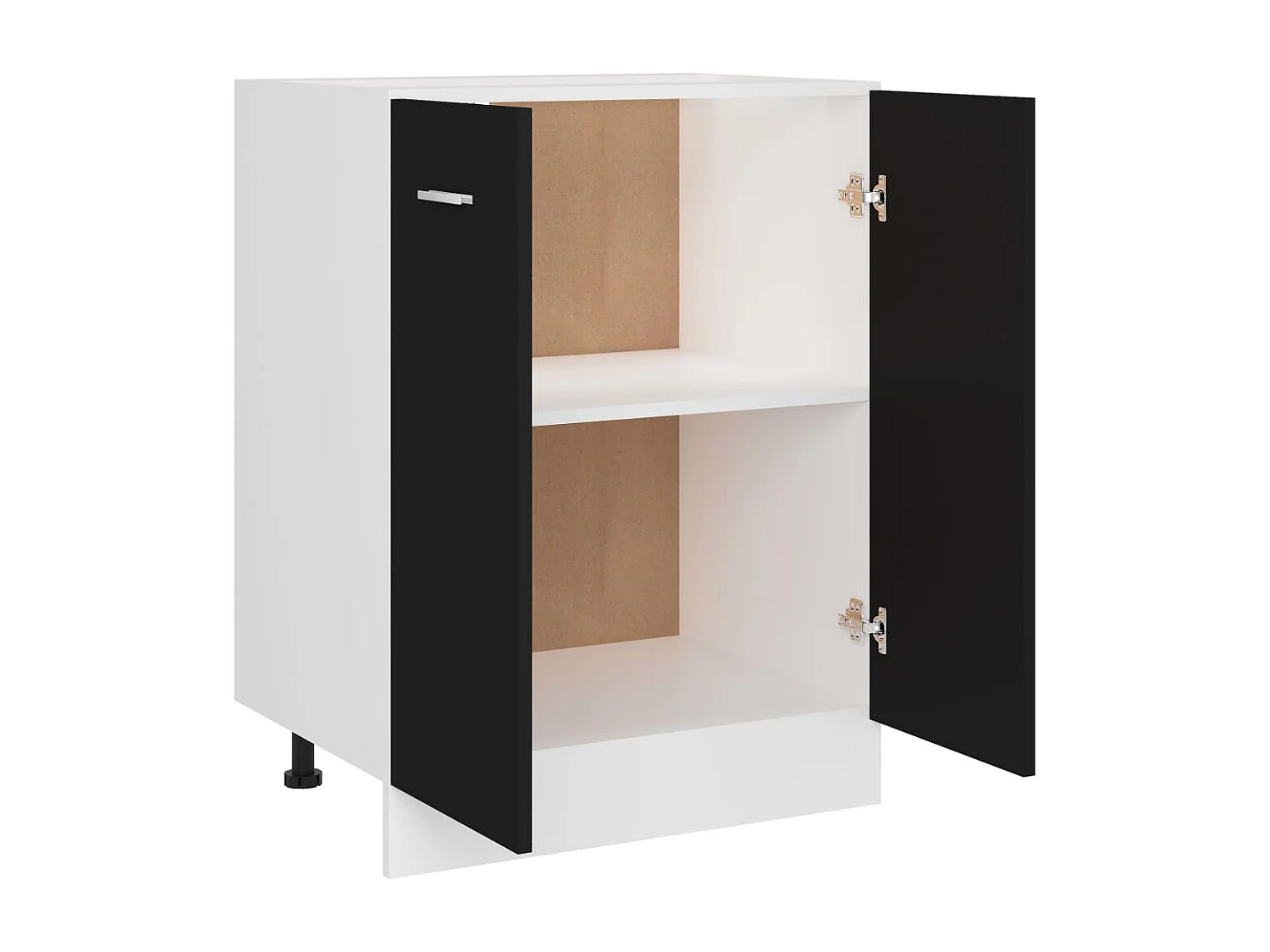 Armadio Inferiore “Lyon” Nero 60x46x81,5 cm