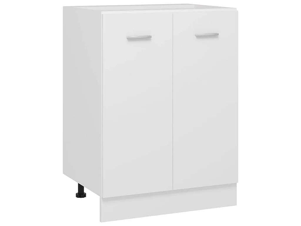 Armário inferior “Lyon” 60x46x81,5cm derivados madeira branco