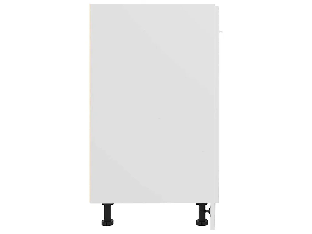 Armário inferior “Lyon” 60x46x81,5cm derivados madeira branco