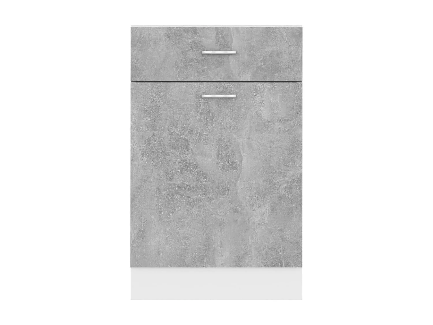 Armário inferior c/ gavetas “Lyon” derivados madeira cinzento