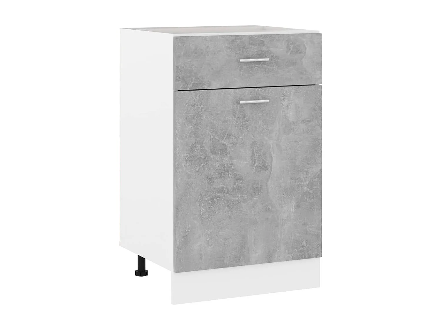 Armoire à tiroirs "Lyon" Gris béton 50 x 46 x 81,5 cm Bois d'ingénierie