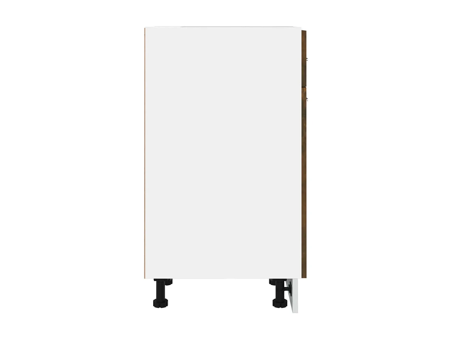 Mueble bajo con cajón "Lyon" roble ahumado 30x46x81,5 cm Madera de ingeniería