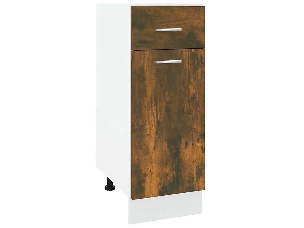 Armoire à tiroirs "Lyon" Chêne fumé 30 x 46 x 81,5 cm Bois d'ingénierie