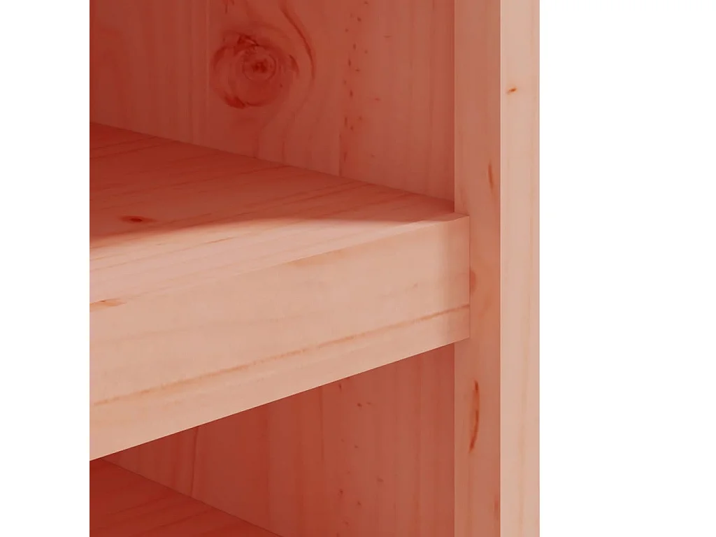 Armoire de cuisine d'extérieur MEPPEL 106x55x64 cm bois douglas