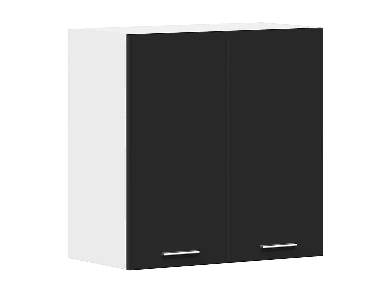 Mobile Pensile “Lyon” Nero 60x31x60 cm in Legno Multistrato