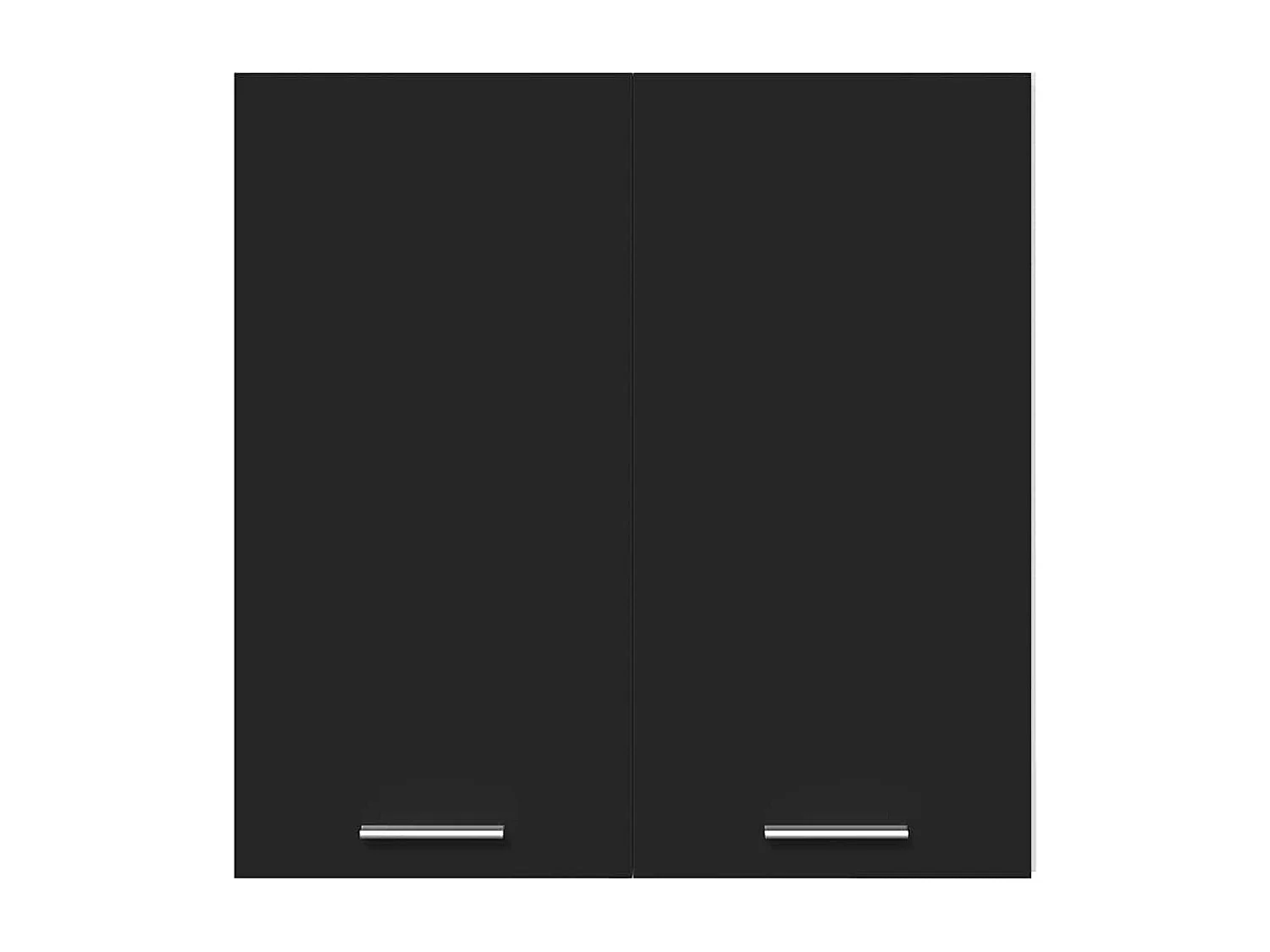 Mobile Pensile “Lyon” Nero 60x31x60 cm in Legno Multistrato