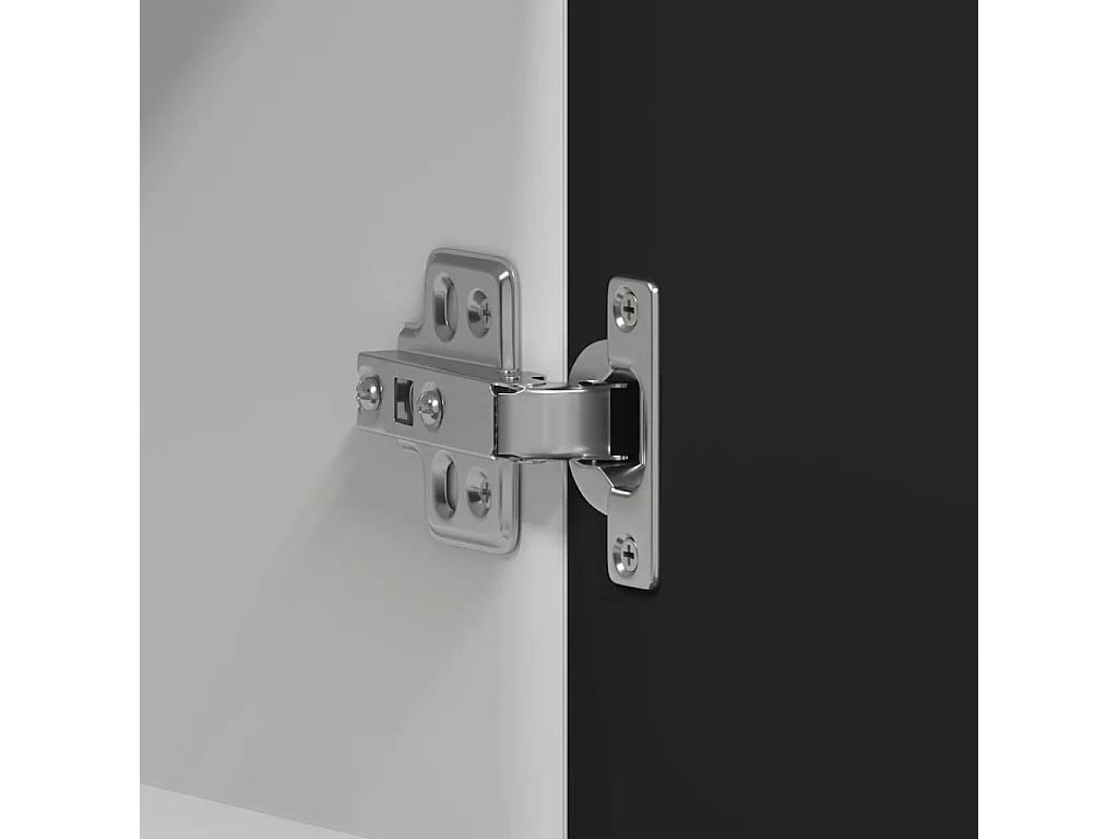 Mobile Pensile “Lyon” Nero 60x31x60 cm in Legno Multistrato