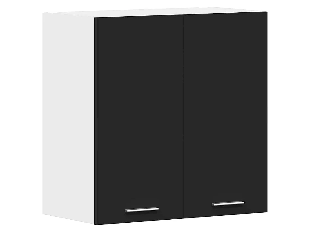 Bovenkast Lyon 60x31x60 cm bewerkt hout zwart