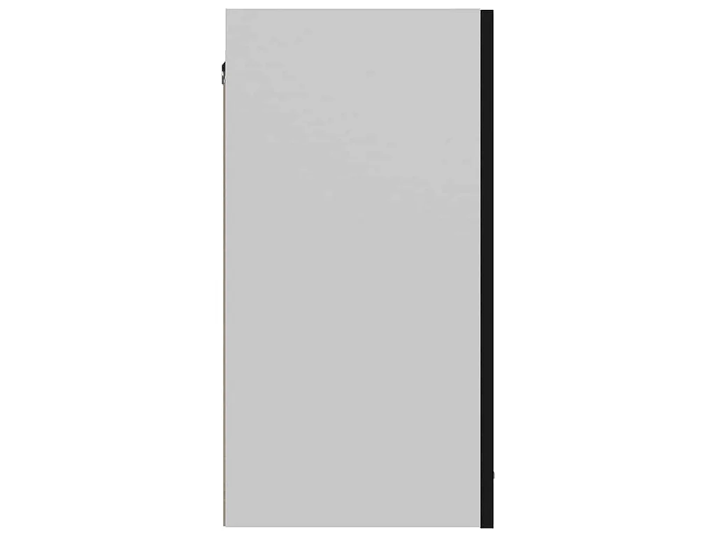 Bovenkast Lyon 60x31x60 cm bewerkt hout zwart