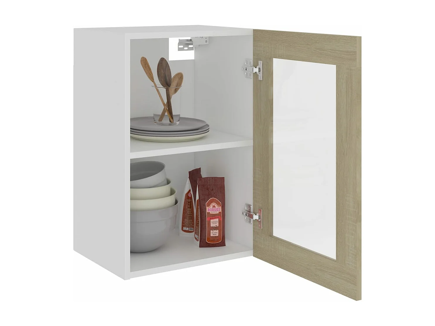 Hangkast Lyon 40x31x60 cm bewerkt hout sonoma eikenkleurig