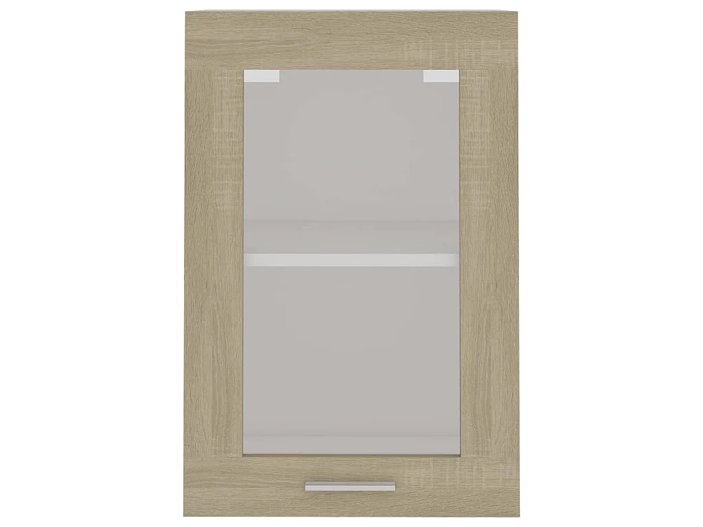Vitrine suspendue "Lyon" Chêne Sonoma 40 x 31 x 60 cm Bois d'ingénierie