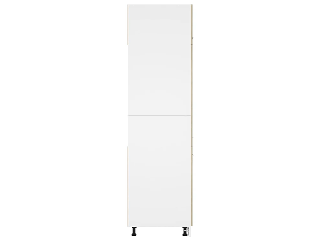 Mobile per Frigo Rovere Sonoma 60x57x207 cm Legno Multistrato