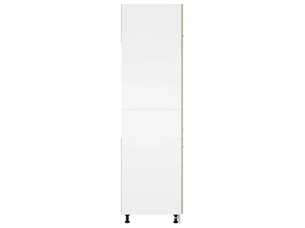 Armoire de réfrigérateur Chêne sonoma Bois d’ingénierie