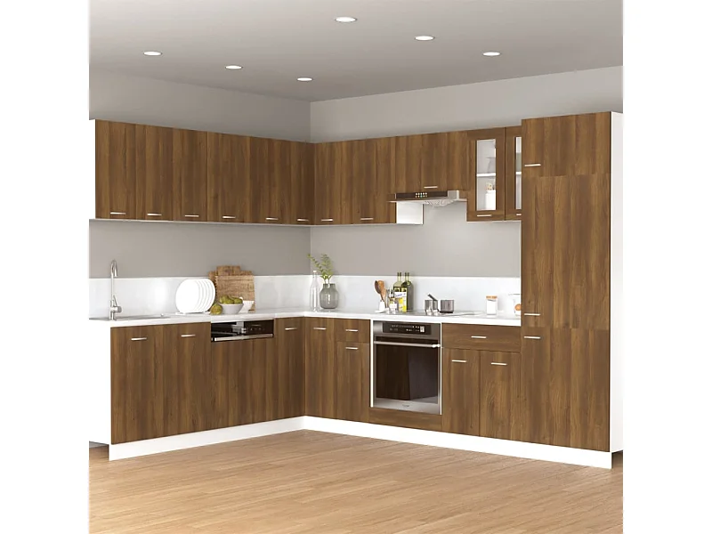 Armário suspenso “Lyon” 60x31x40 cm carvalho castanho