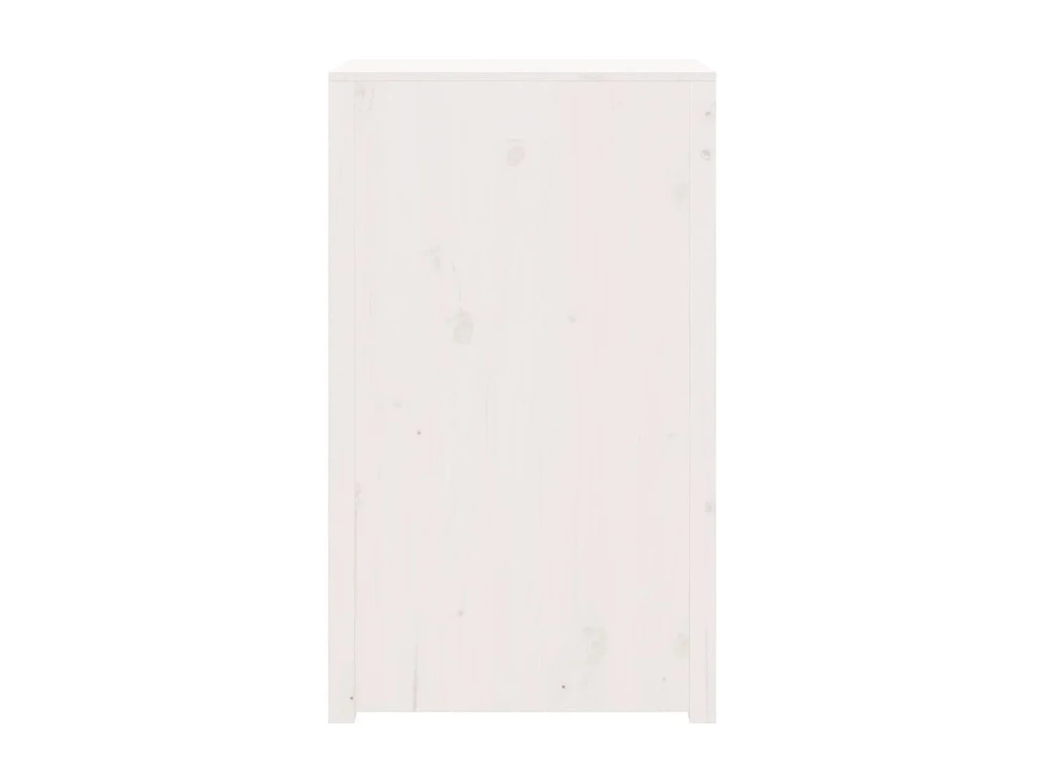 Keukenkast voor buiten 55x55x92 cm massief grenenhout wit