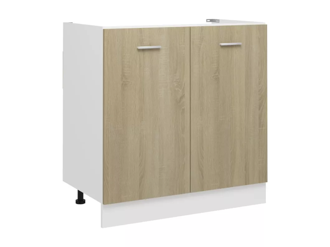 Kauf Unique Spülenunterschrank Sonoma-Eiche 80x46x81,5 cm Holzwerkstoff