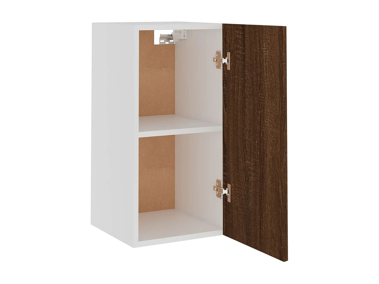 Hangkast Lyon 29,5x31x60 cm bewerkt hout bruin eikenkleur