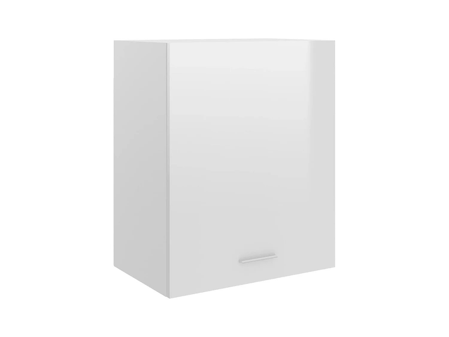 Armoire suspendue "Lyon" Blanc brillant 50 x 31 x 60 cm Bois d'ingénierie