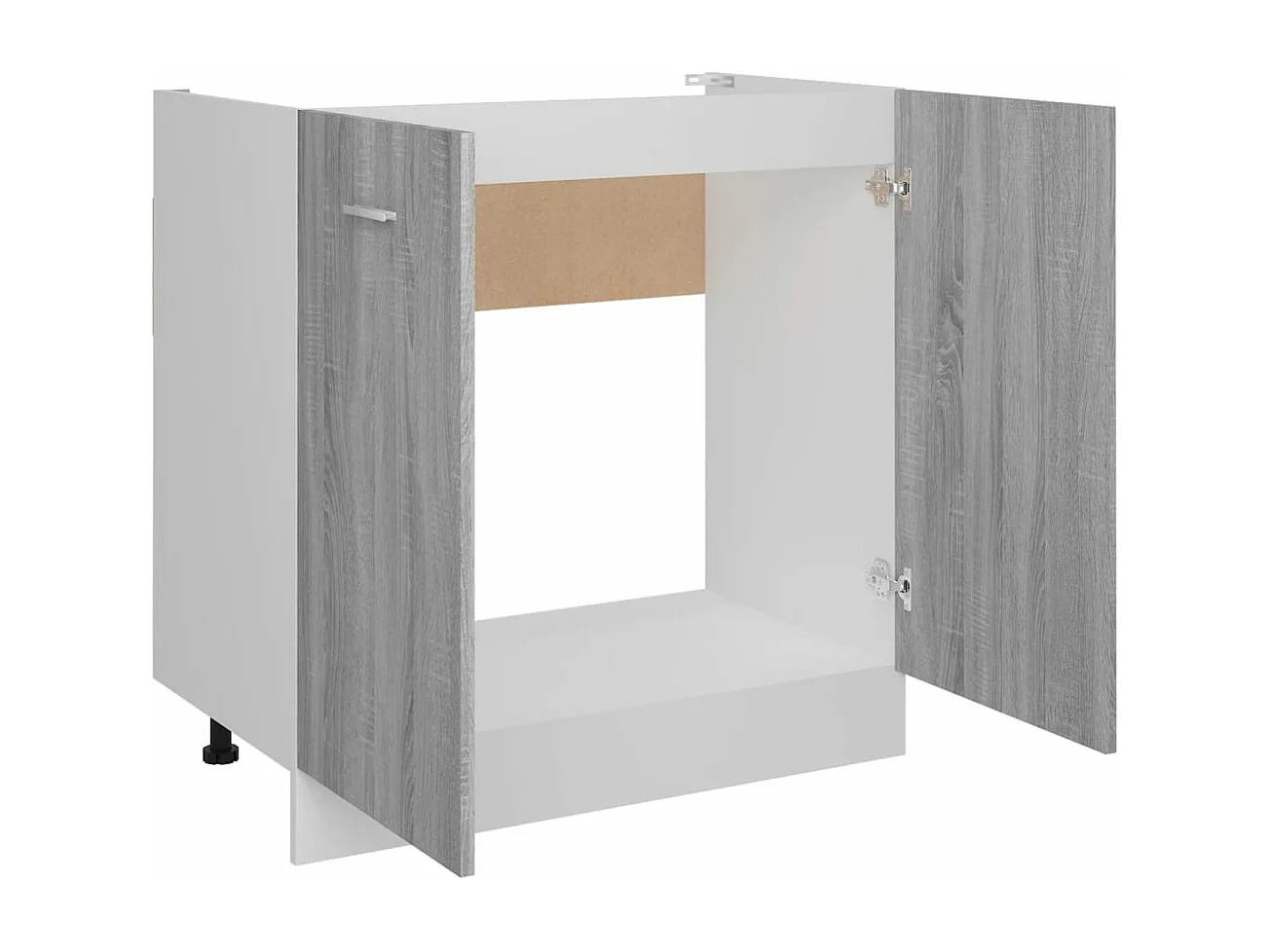Mueble bajo fregadero "Lyon" gris Sonoma 80x46x81,5 cm madera de ingeniería