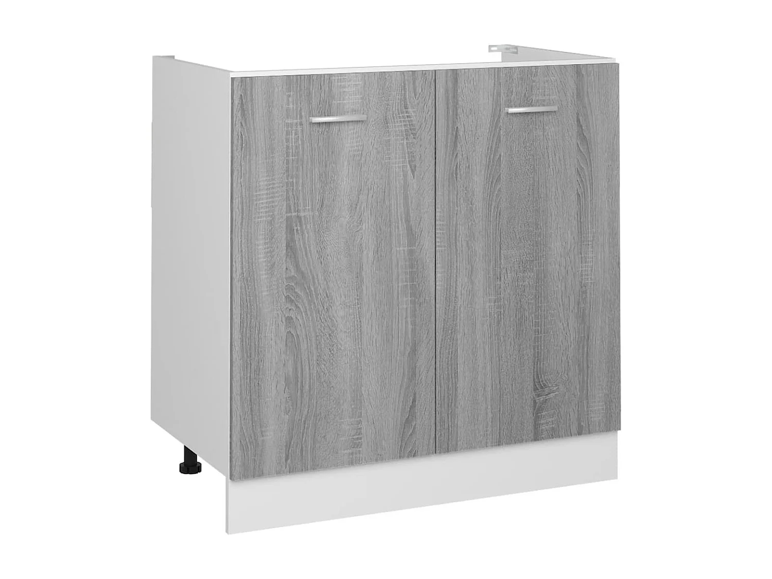 Mueble bajo fregadero "Lyon" gris Sonoma 80x46x81,5 cm madera de ingeniería