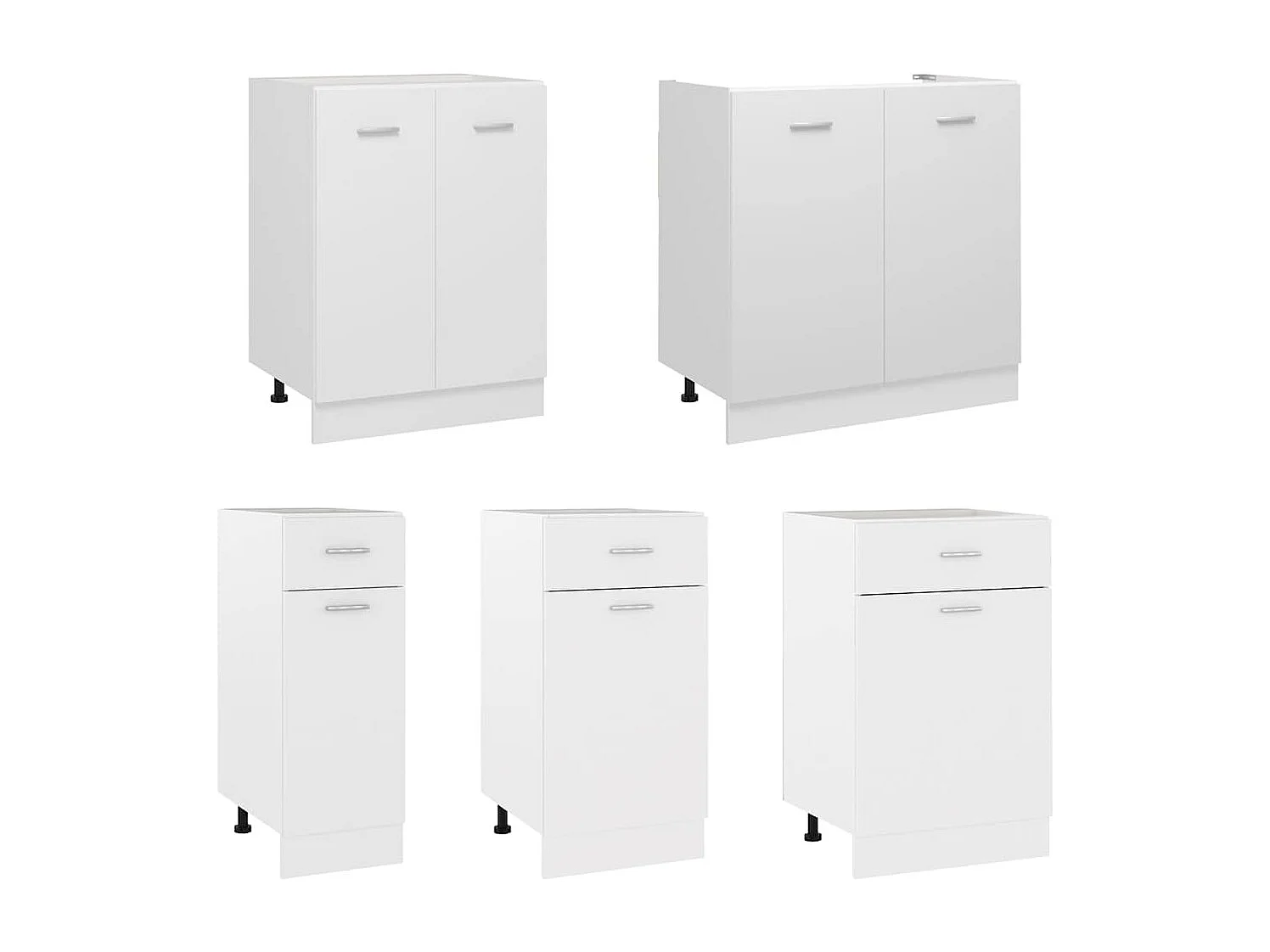 Armoire à tiroirs "Lyon" Blanc 50 x 46 x 81,5 cm Bois d'ingénierie