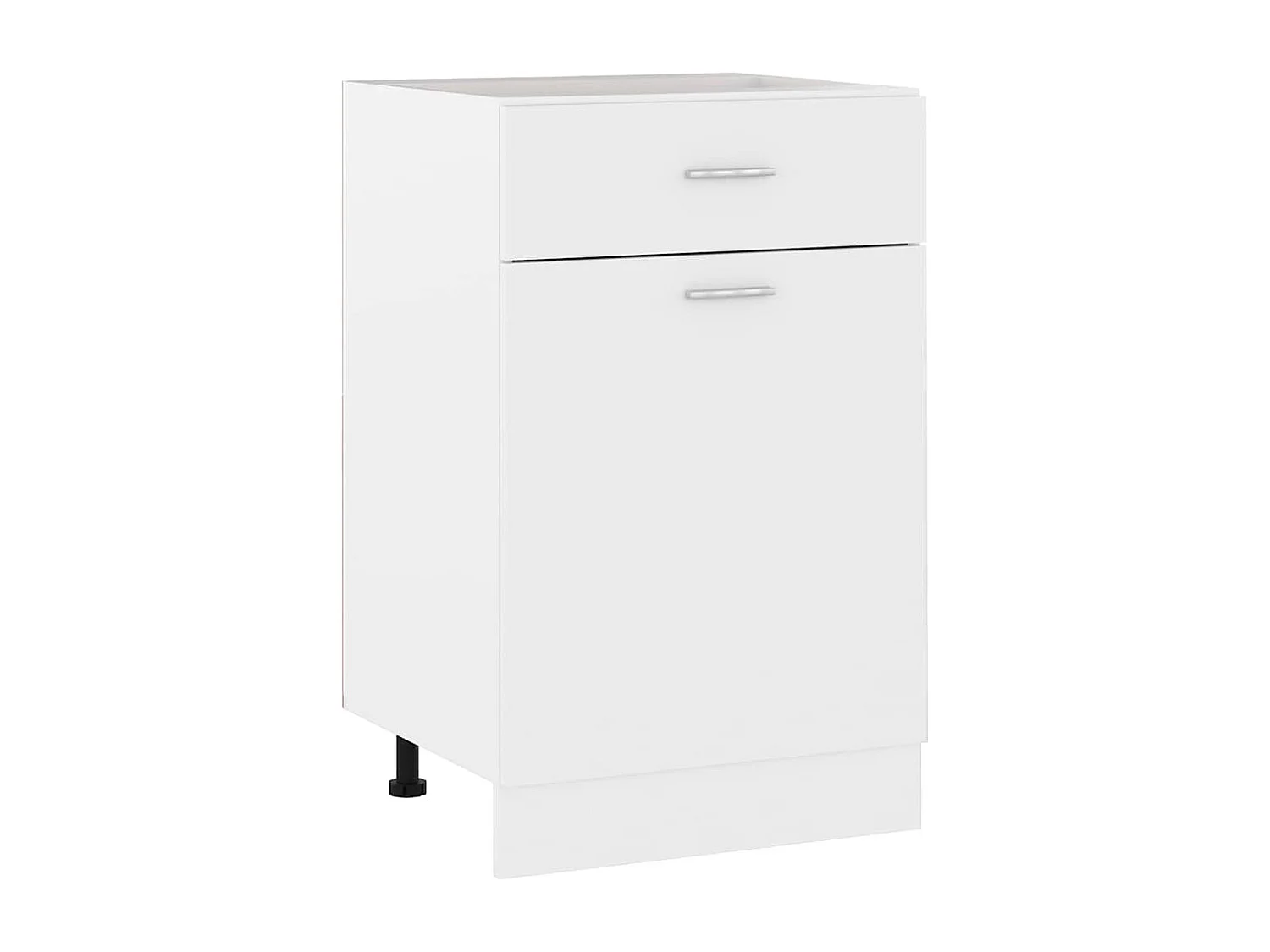 Schubunterschrank Lyon Weiß 50x46x81,5 cm Holzwerkstoff