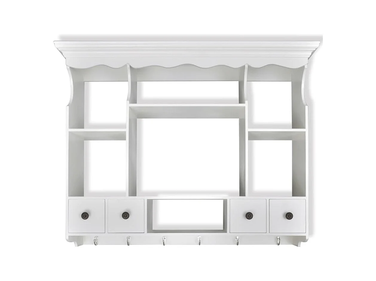 Armoire murale de cuisine en bois Blanc
