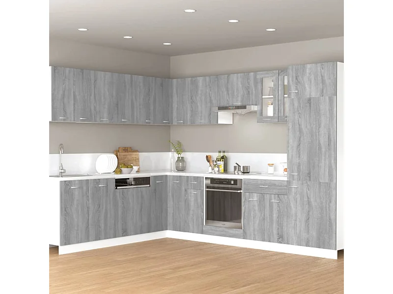 Armoire suspendue "Lyon" Gris Sonoma 60 x 31 x 40 cm Bois d'ingénierie