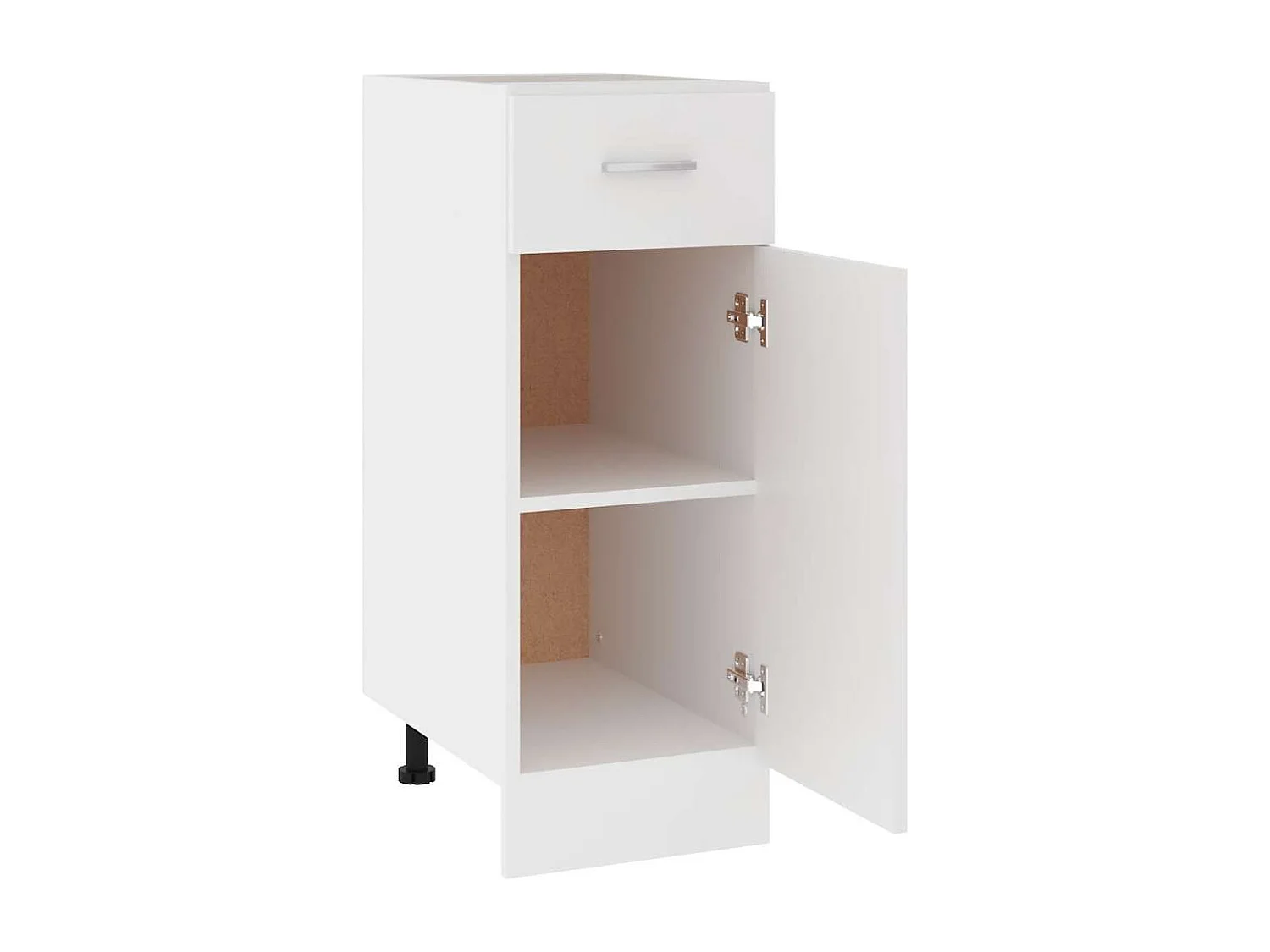 Cajón inferior "Lyon" blanco, 30 x 46 x 81,5 cm, madera de ingeniería