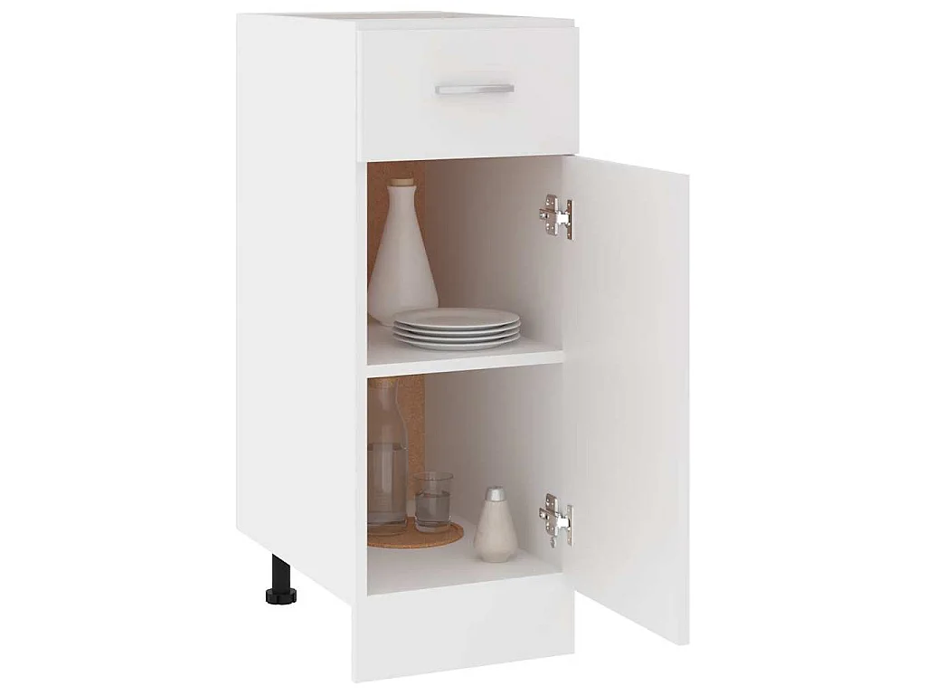 Armadio con Cassetto “Lyon” Bianco 30x46x81,5 cm